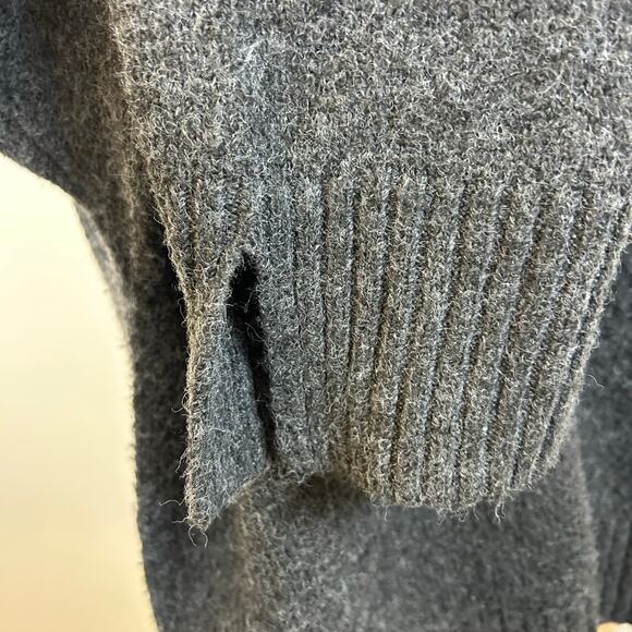 Modern Citizen Karlie Oversized Turtleneck Sweater Gray Women’s Size S - Picture 10 of 12